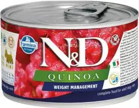 Farmina n&d quinoa консервы для собак MINI (контроль веса)