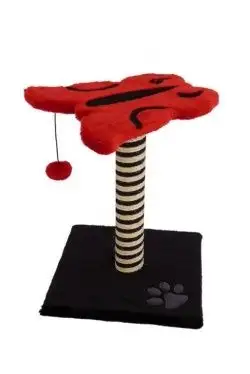 Купить papillon когтеточка для кошек "Бабочка" черно-красная