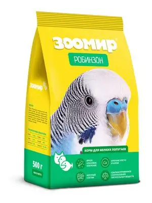 Купить ЗООМИР Робинзон сухой корм для мелких попугаев 