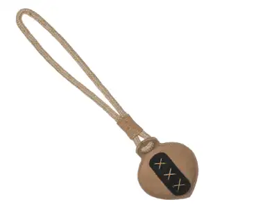 Купить bow wow игрушка для собак веревочная с кожаной отделкой и мячиком бежевый