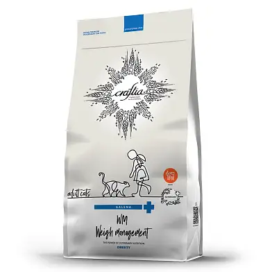 CRAFTIA GALENA CAT WEIGHT MANAGEMENT (Obesity) сухой корм для взрослых кошек при избыточном весе