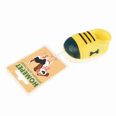 Homepet игрушка для собак кед с пищалкой винил