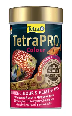 TetraPro Colour корм чипсы для всех видов рыб для усиления и поддержания окраски