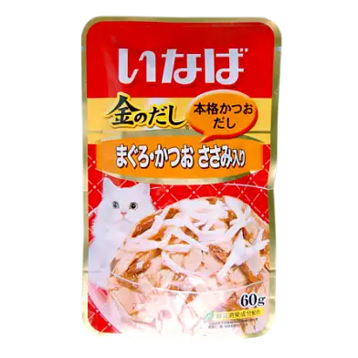 Inaba Киннодаси влажный корм для кошек микс тунцов и куриное филе в желе (пауч)