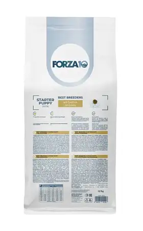Купить forza10 best breeders puppy starter сухой корм для щенков с 4 недель до 2 месяцев с молозивом, из курицы и рыбы
